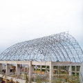 Long span steel frame structure swimming pool roof